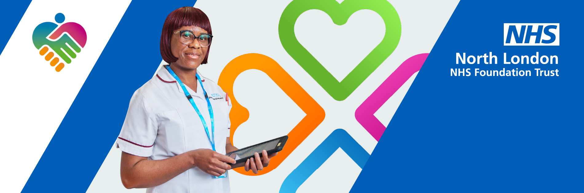 Page hero banner with the North London NHS Foundation Trust logo